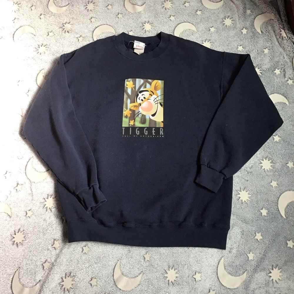 Vintage Disney Tigger Full of Enthusiasm Crewneck